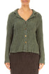 Short Forest Mist Textured Silk Linen Jacket 1