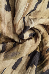 Side Pockets Crinkled Terra Silk Linen Blouse 5