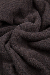 Side Split Chocolate Wool Sweater 5