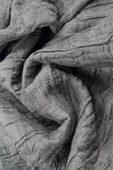 Silver Pleated Silk Linen Jacket 5