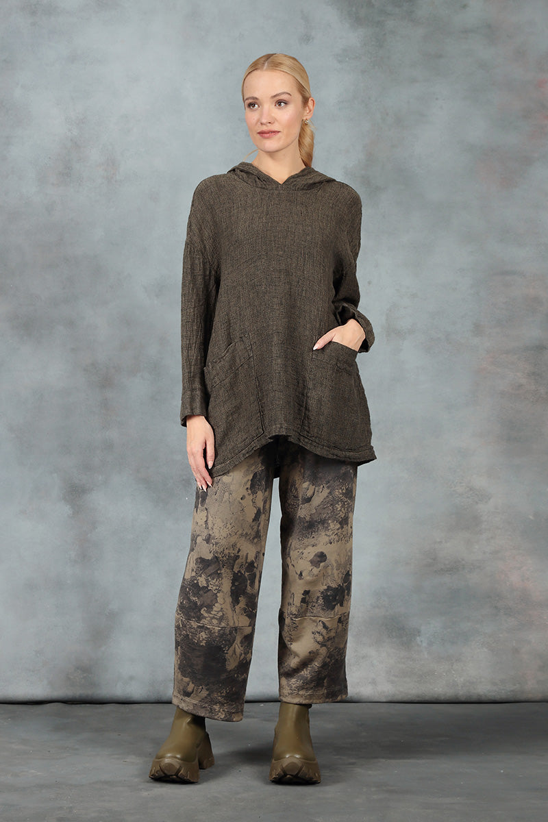 Silver Sage Mélange Linen Hoodie 6