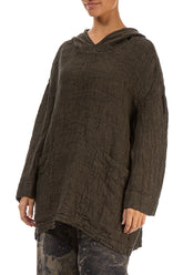 Silver Sage Mélange Linen Hoodie 3