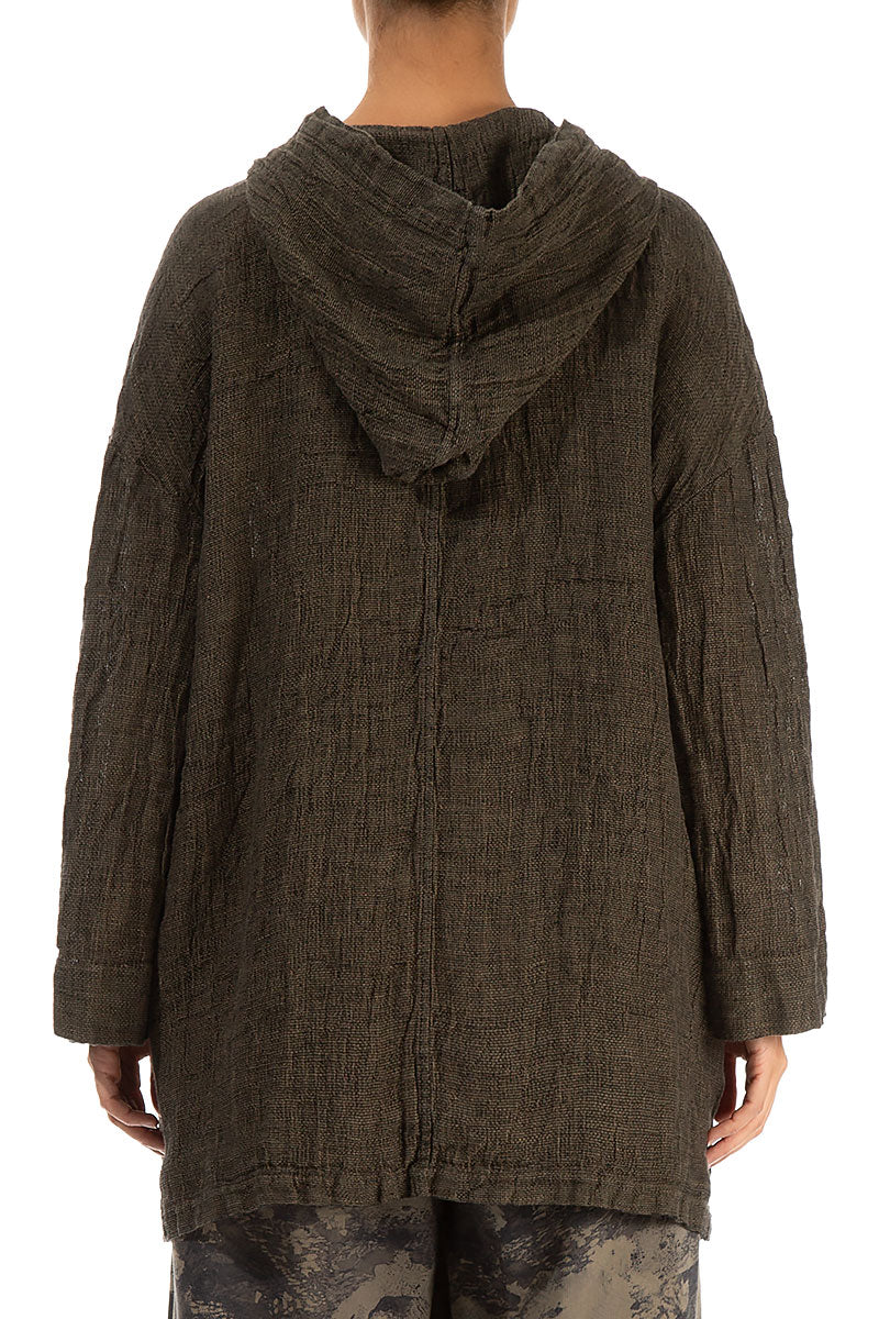 Silver Sage Mélange Linen Hoodie 2