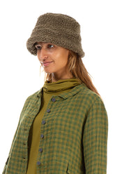 Silver Sage Teddy Cotton Bucket Hat 3