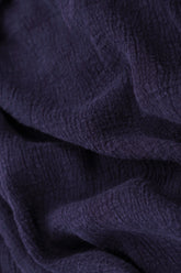 Sleeveless Balloon Blue Violet Linen Viscose Dress 6