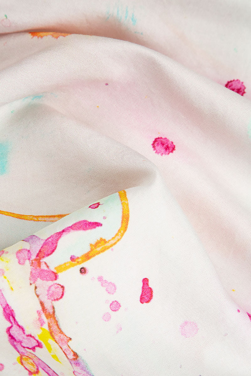 Sleeveless Colour Splash Silk Bamboo Top 5