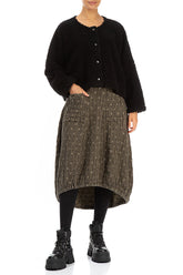 Snap Front Black Teddy Cotton Jacket 4