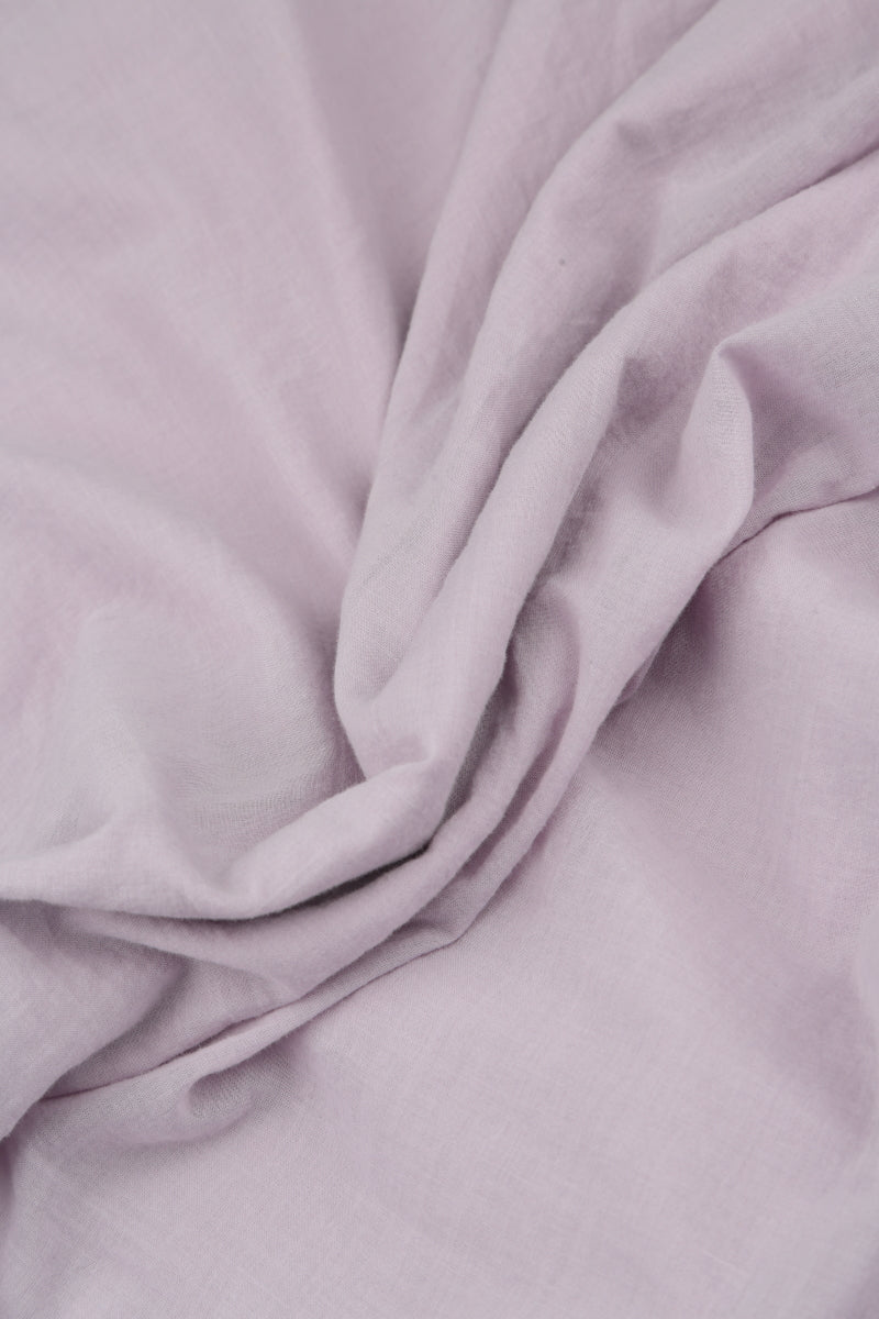 Quadratischer lila Seiden-Baumwoll-Schal