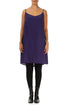 Strappy Royal Purple Silk Bamboo Dress 1