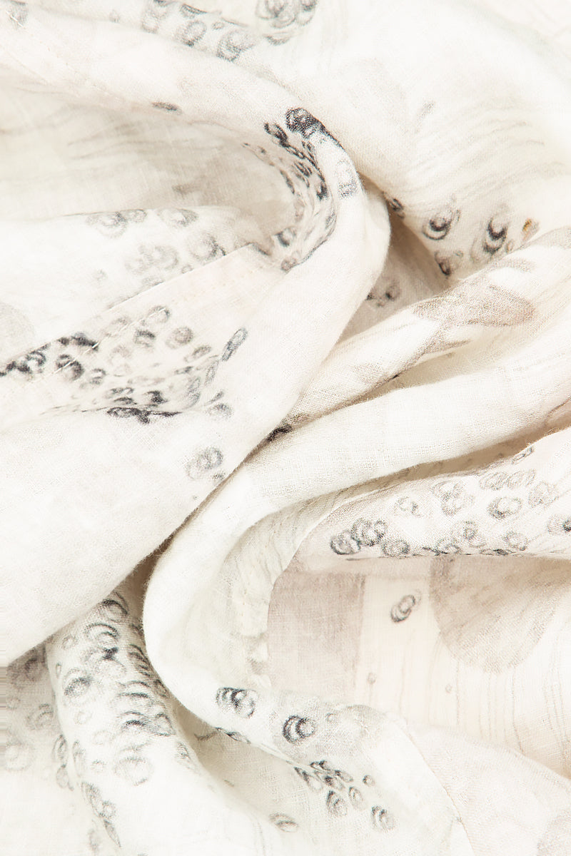 Sweetheart Neck Blossom Linen Top 5