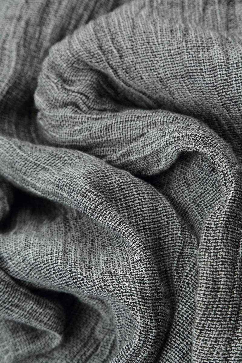 Taper Grey Mélange Linen Trousers 4