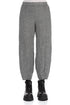 Taper Grey Mélange Linen Trousers 1