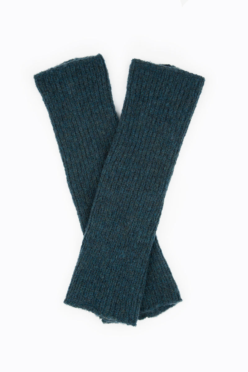 Teal Wool Wristlets 5
