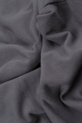 V-Neck Graphite Cotton Dress 5