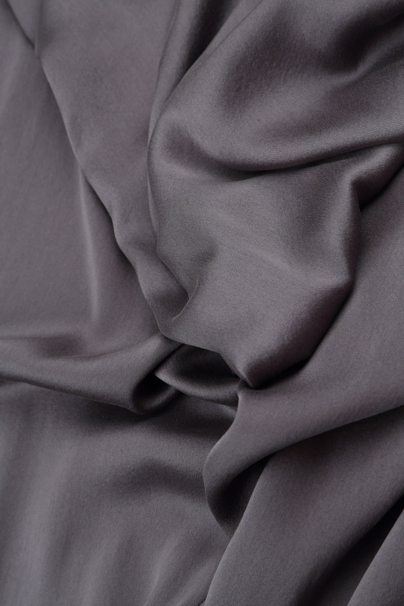 Vintage Violet Silk Bead Necklace 6