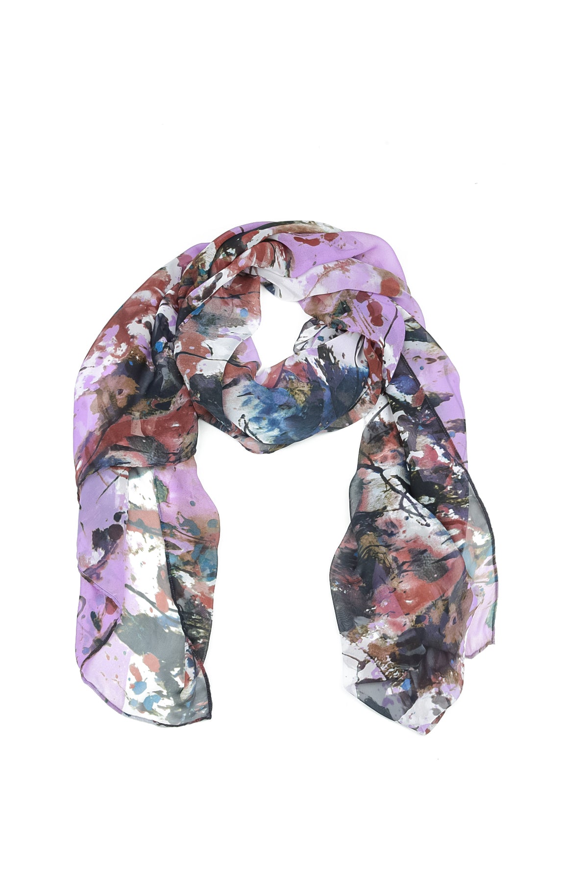 Violet Splash Light Scarf 4