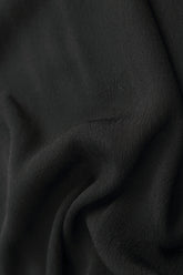 Wide Black Viscose Trousers 4