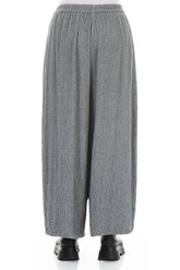 Wide Grey Wool Trousers 2