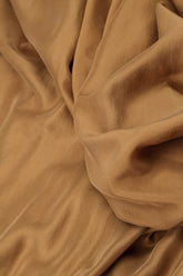 Wide Leg Aged Copper Silk Trousers 5