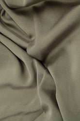 Wide Leg Forest Mist Silk Trousers 4