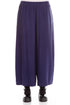 Wide Royal Purple Silk Trousers 1