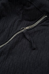 Zips Embellished Grey Wavy Cotton Jacket 6