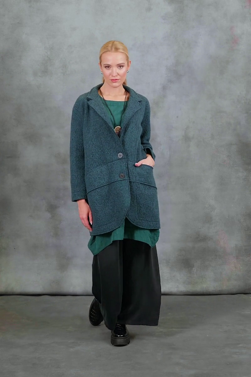Dotty Emerald Silk Tunic 7