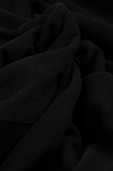 Taper Black Cotton Jersey Trousers 5