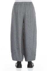Loose Grey Wool Trousers 2