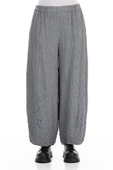 Loose Grey Wool Trousers 1