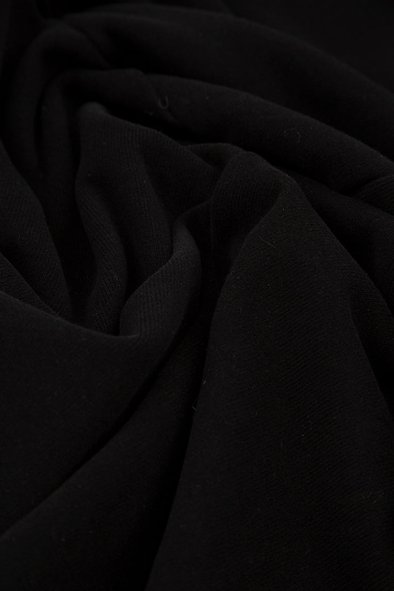 Black Cotton Jersey Trousers 5