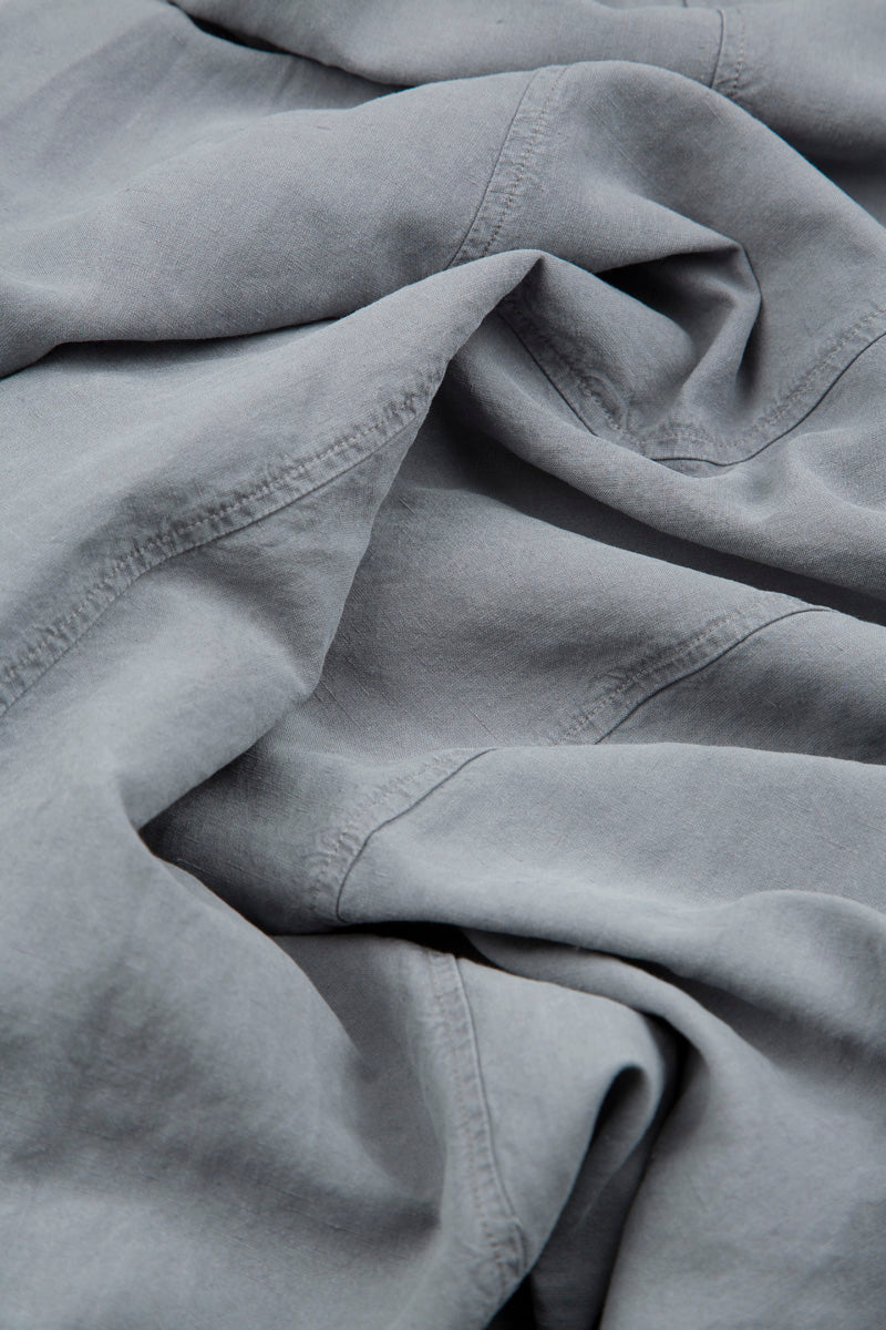 Straight Iron Silk Linen Trousers 4