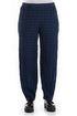 Tapered Royal Blue Linen Trousers 1