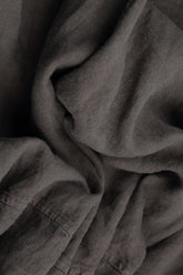 Ruffled Fringed Truffle Linen Blouse 6