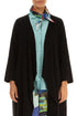 Abstract Silk Bamboo Square Scarf 1