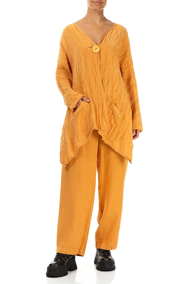 Amber Linen Trousers 4