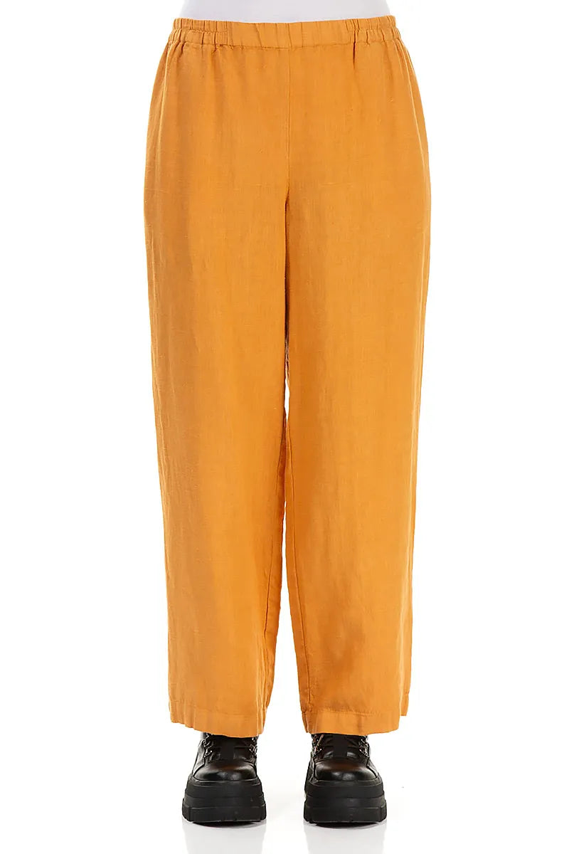 Amber Linen Trousers 1