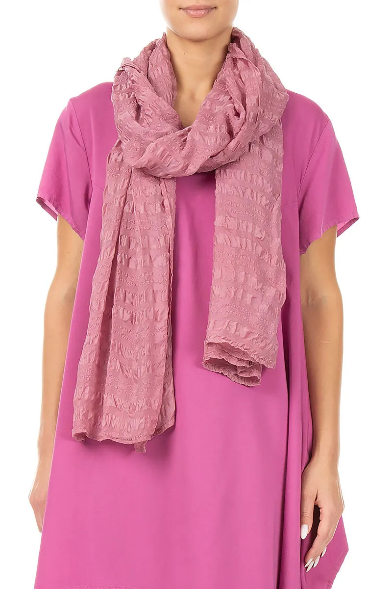 Antique Ruby Light Silk Scarf 1