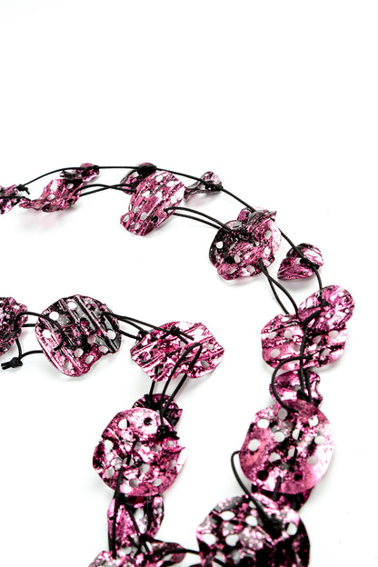 Collier racine de lotus aqua