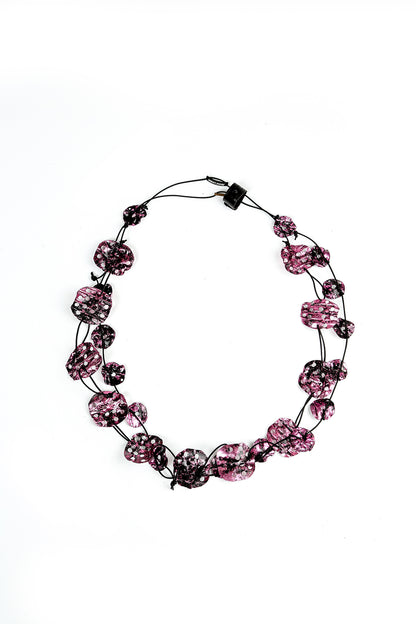 Collier racine de lotus aqua