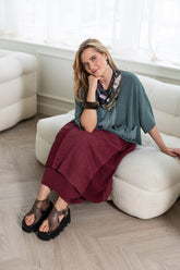 Art Mosaic Silk Bamboo Square Scarf 6