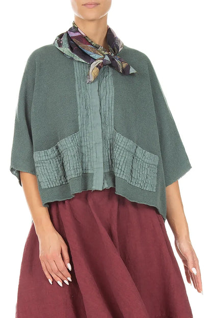 Art Mosaic Silk Bamboo Square Scarf 3