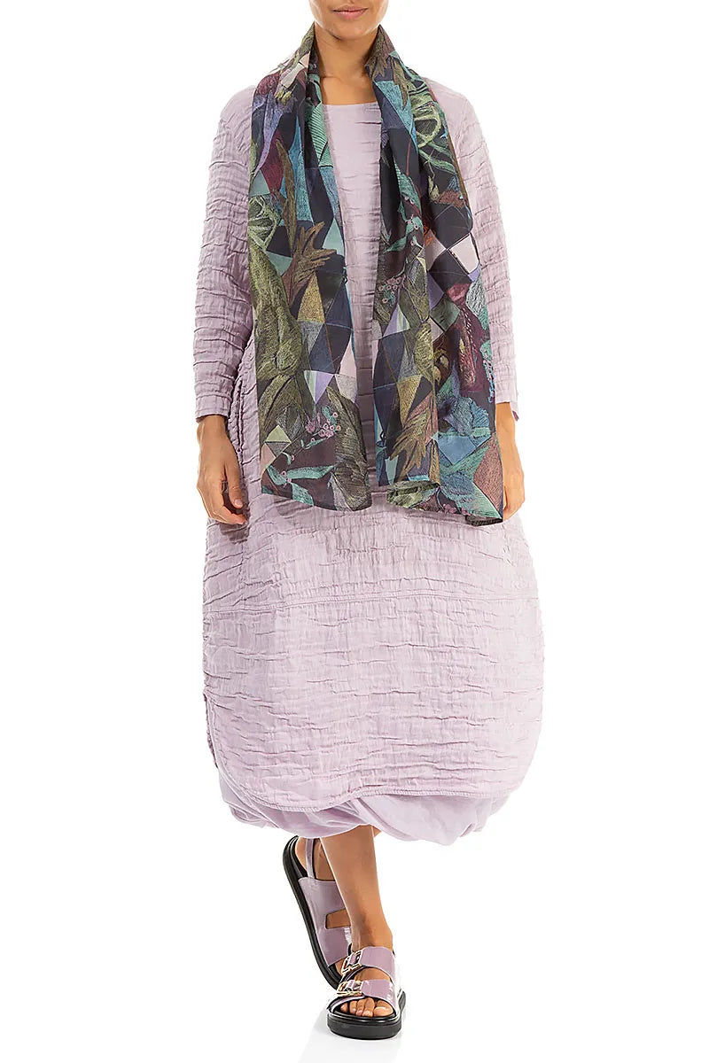 Art Mosaic Silk Cotton Scarf 2