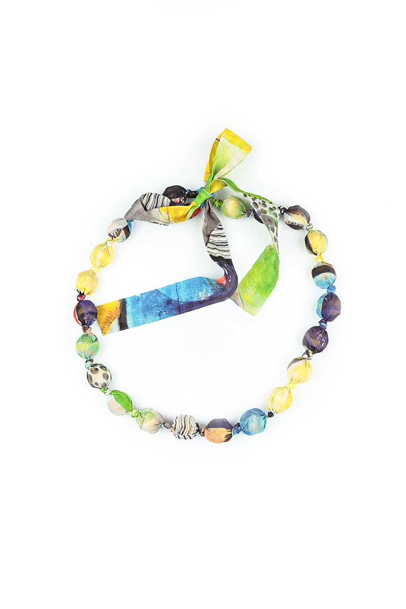 Artmaze Silk Cotton Bead Necklace 4