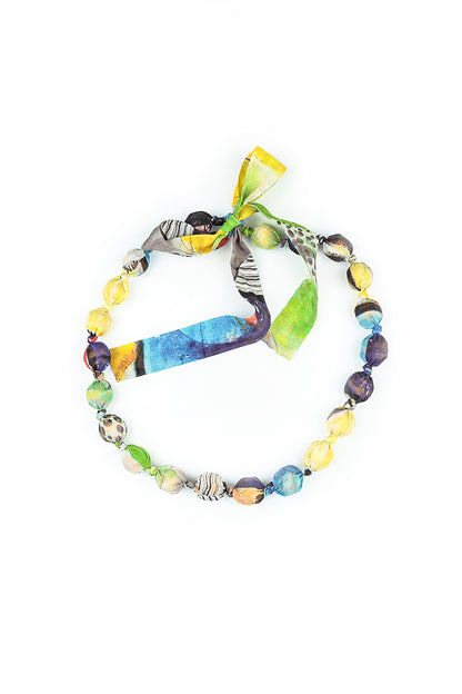 Artmaze Silk Cotton Bead Necklace 4