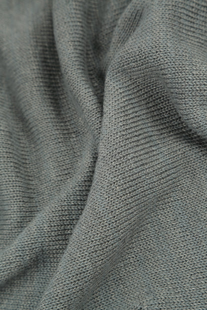 Buttoned Grey Sage Linen Cardigan 5