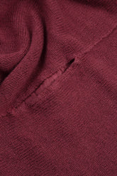 Loose Two Pockets Antique Ruby Linen Cardigan 5