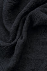 Back Pockets Slate Blue Mélange Linen Trousers 4