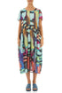 Balloon Abstract Silk Cotton Dress 1