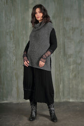 Balloon Black Wool Skirt 5